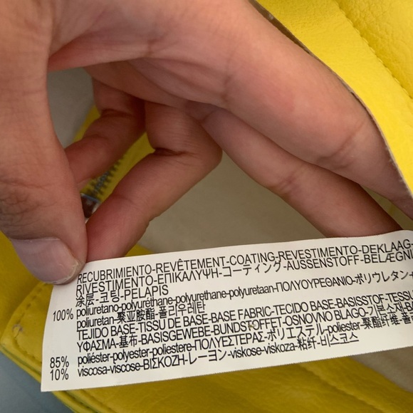 Zara Vibrant Yellow faux Skirt – XS (Fits Like a Small) - Picture 9 of 9